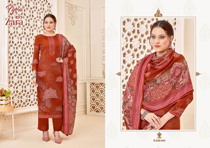 Fyra Zara Pashmina Winter Wear Wholesale Dress Material Collection